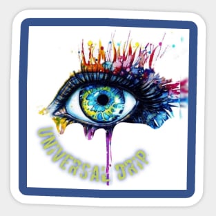 Universal Drip Colorful Eye Drip Sticker